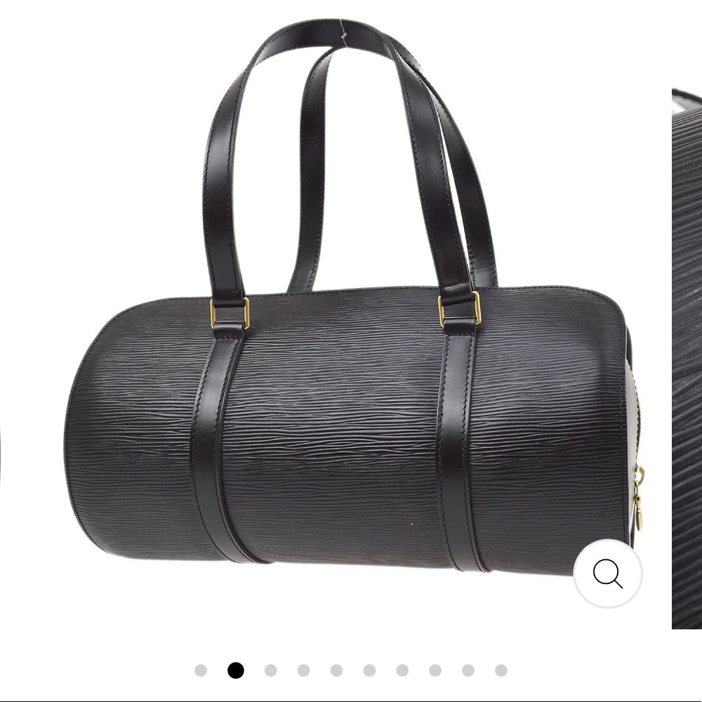 Louis Vuitton Episfio Handbag Shoulder Bag, Leather Noir Black M52222